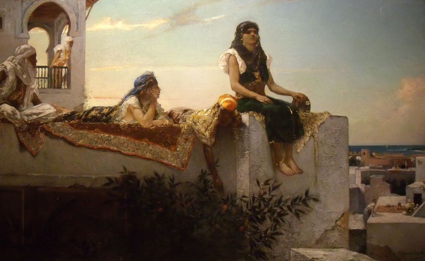 Evening on the Terrace (Morocco), Wikimedia Commons