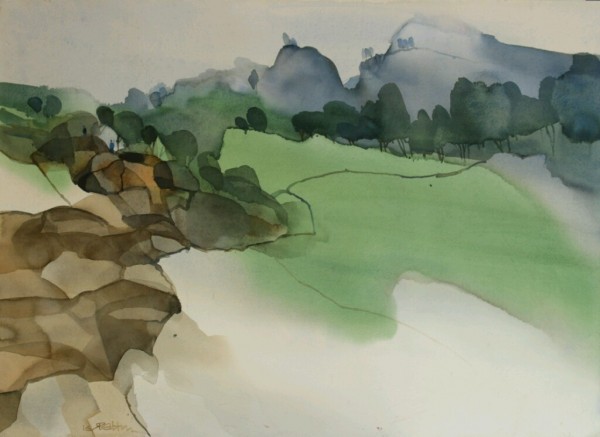 Greens Vanishing to the Horizon of Himalayas by Prashant Prabhu. Used with permission.