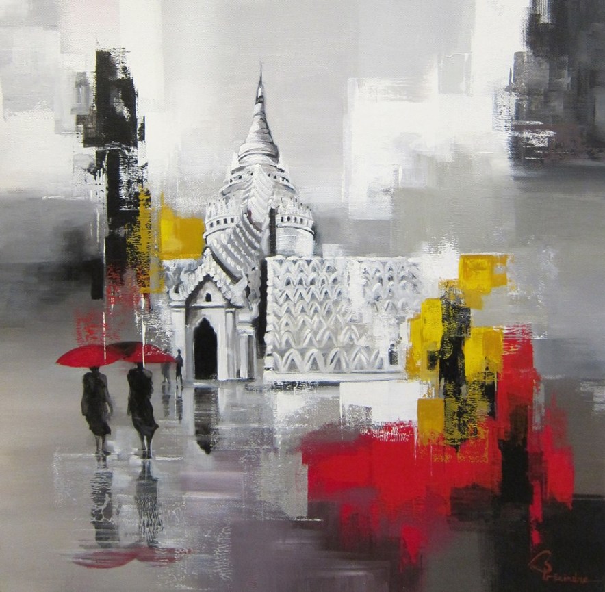 Pagodas in Universe (16) by Su Eaindra