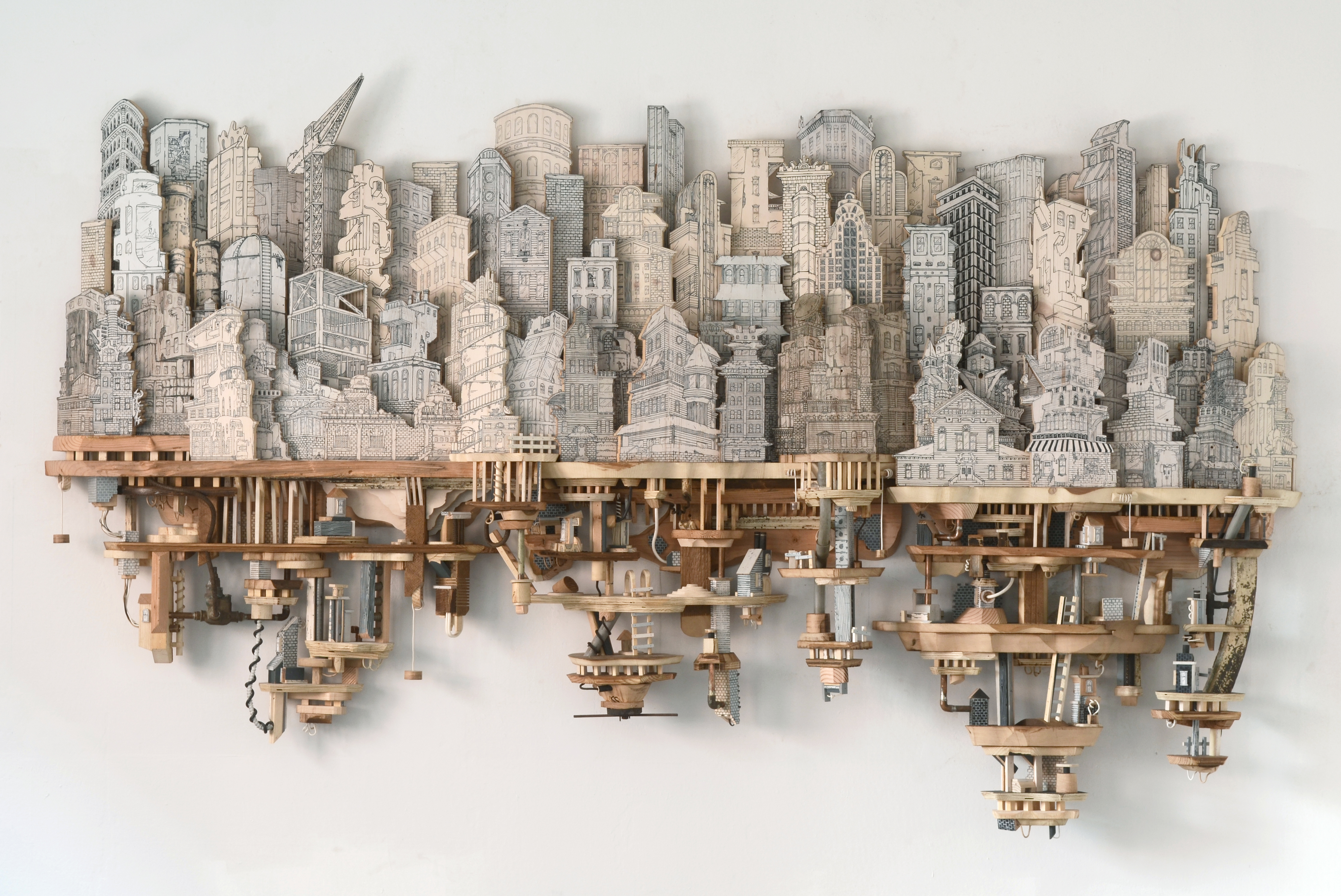 Cities Above Subterranean Underworlds: Sculptures by Luke O